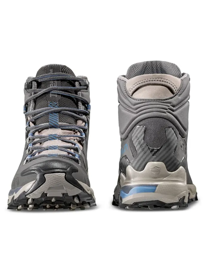 Skórzane buty turystyczne "Ultra Raptor II Mid GTX" w kolorze szarym