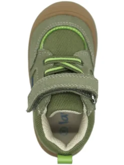 Skórzane buty w kolorze khaki do nauki chodzenia