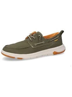 Skórzane mokasyny "Harvest" w kolorze khaki