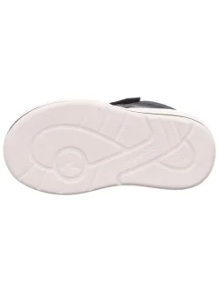 Skórzane półsandały "Boomerang" w kolorze granatowym