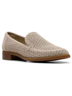 Skórzane slippersy "Trish Cove" w kolorze beżowym