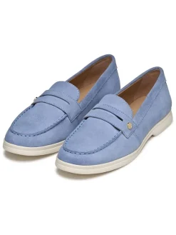 Skórzane slippersy