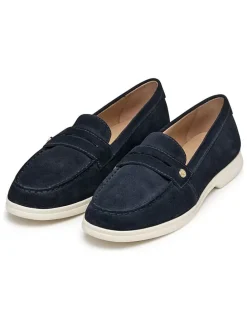 Skórzane slippersy