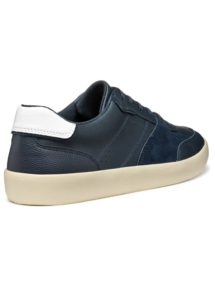 Skórzane sneakersy "Affile" w kolorze granatowym