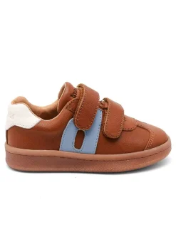 Skórzane sneakersy "Bay V" w kolorze jasnobrązowym