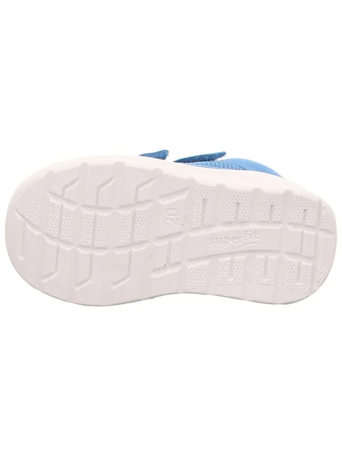 Skórzane sneakersy "Breeze" w kolorze błękitnym
