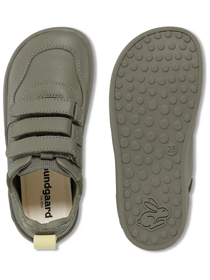 Skórzane sneakersy "Coda" w kolorze khaki