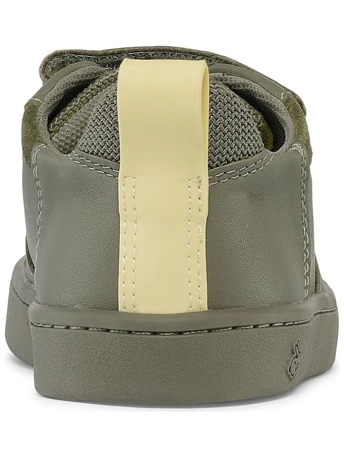 Skórzane sneakersy "Coda" w kolorze khaki