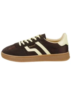 Skórzane sneakersy "Cuzima" w kolorze brązowym