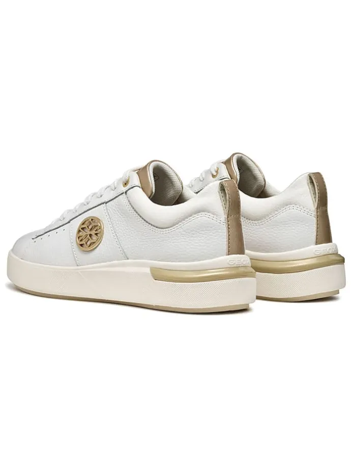Skórzane sneakersy "Dalyla" w kolorze białym