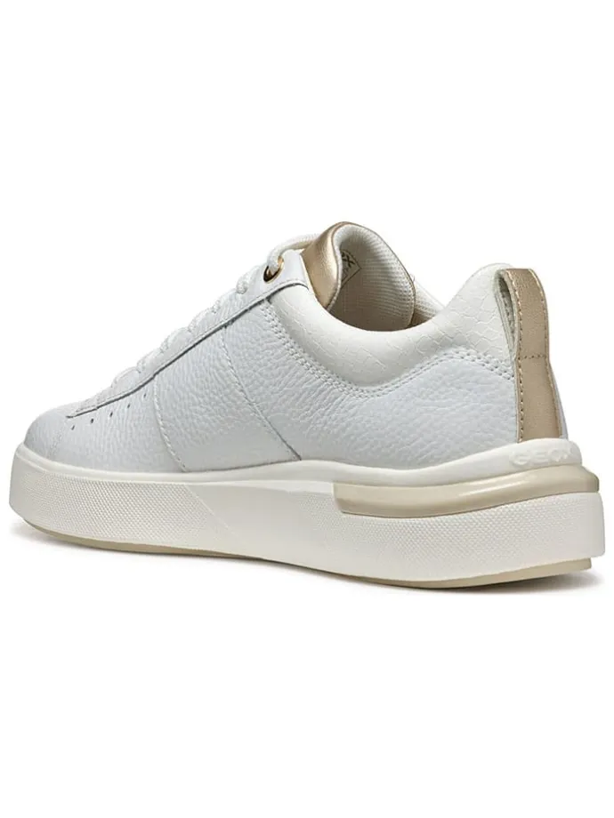 Skórzane sneakersy "Dalyla" w kolorze białym