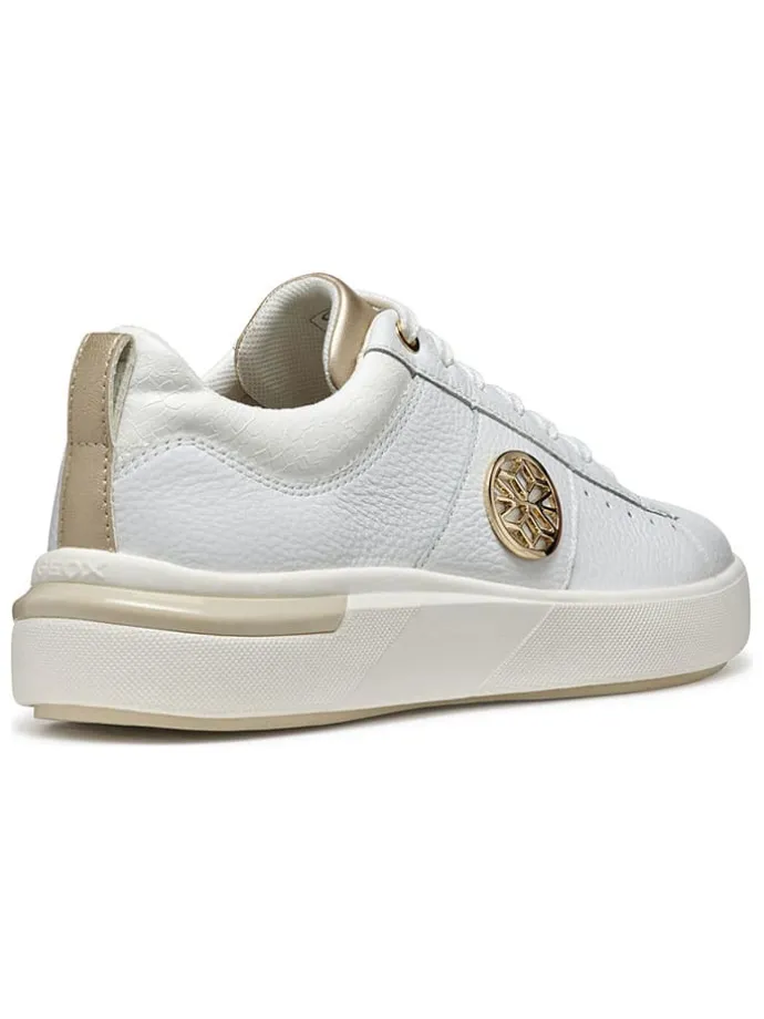 Skórzane sneakersy "Dalyla" w kolorze białym