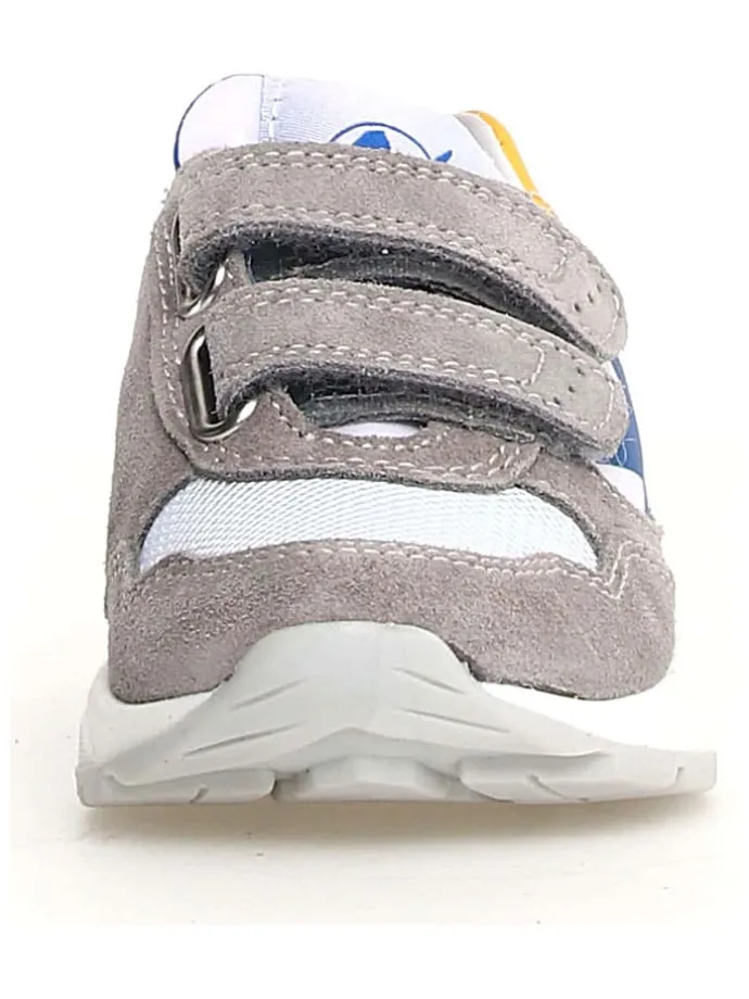 Skórzane sneakersy "Daudi" w kolorze szarym