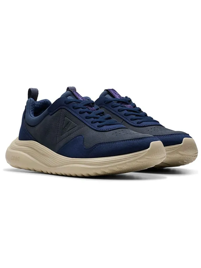 Skórzane sneakersy "Lt360" w kolorze granatowym
