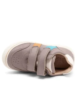 Skórzane sneakersy "Peter" w kolorze szarym