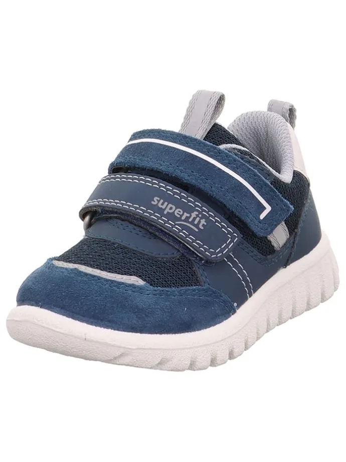 Skórzane sneakersy "Sport 7" w kolorze granatowym