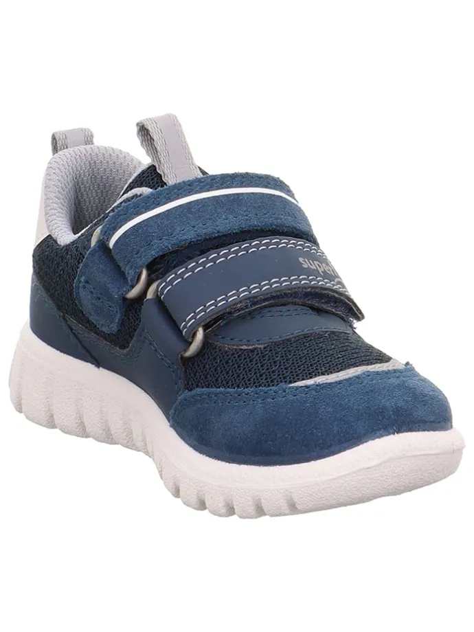 Skórzane sneakersy "Sport 7" w kolorze granatowym