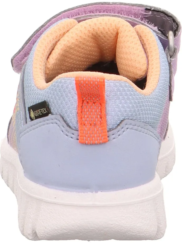 Skórzane sneakersy "Sport 7" w kolorze fioletowo-błękitnym