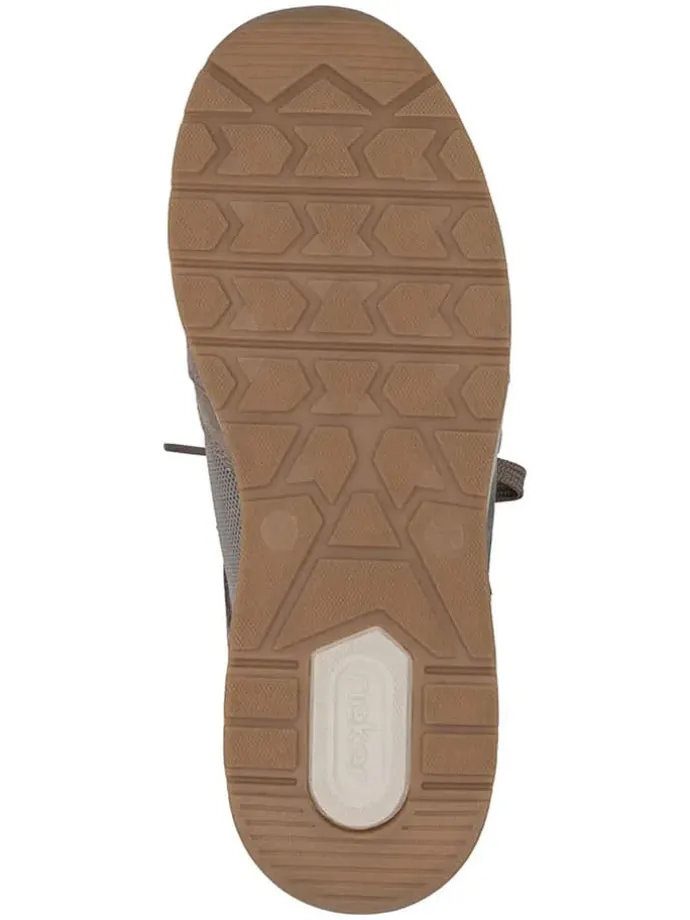 Skórzane sneakersy w kolorze brązowym