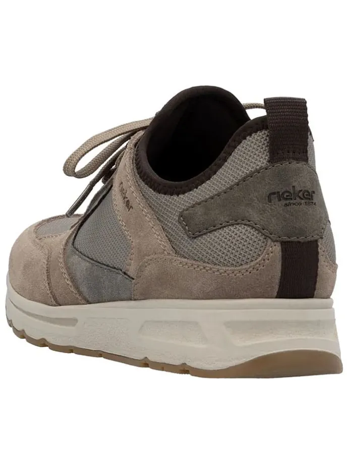 Skórzane sneakersy w kolorze brązowym