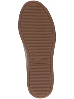 Skórzane sneakersy w kolorze kremowym