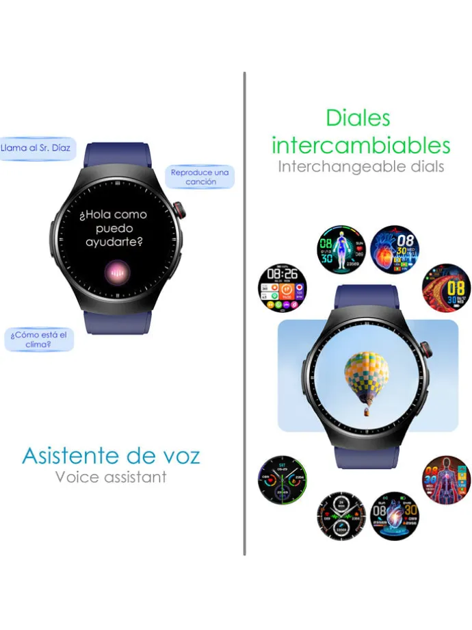 Smartwatch "TK25. ECG" w kolorze czarnym