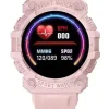 Smartwatch w kolorze jasnoróżowym