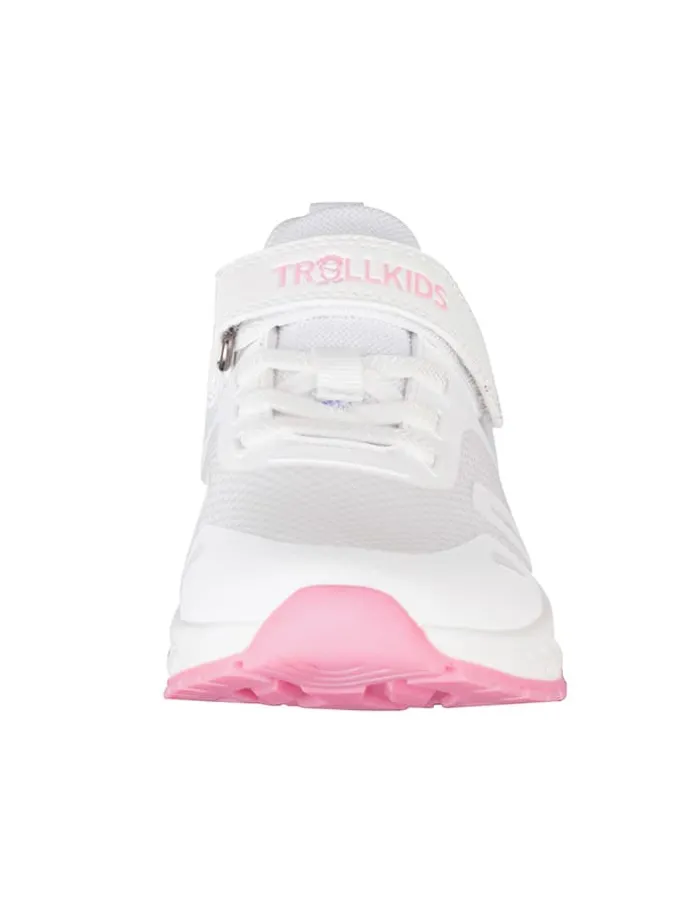Sneakersy "Alesund" w kolorze biało-jasnoróżowym