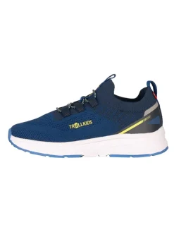 Sneakersy "Balestrand" w kolorze granatowo-białym