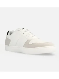 Sneakersy "Declan" w kolorze biało-beżowym