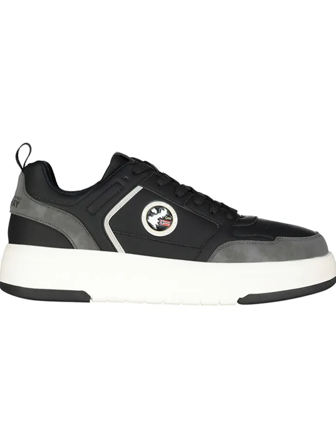 Sneakersy "Oasis" w kolorze czarnym