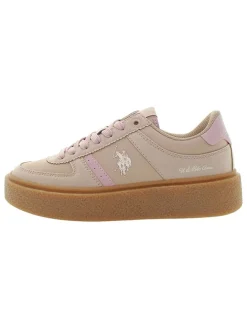Sneakersy w kolorze beżowo-jasnoróżowym