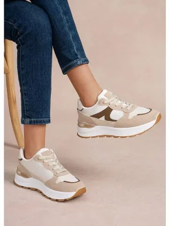 Sneakersy w kolorze beżowym