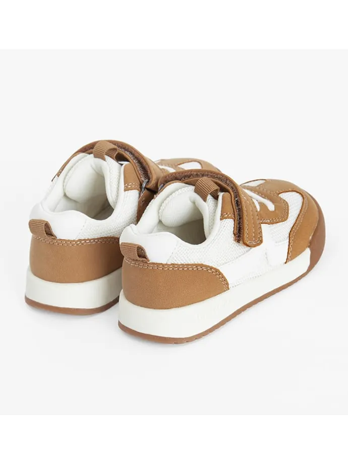 Sneakersy w kolorze jasnobrązowo-białym