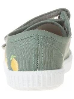 Sneakersy w kolorze zielonym