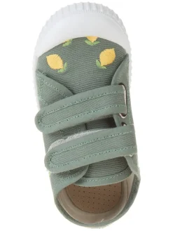 Sneakersy w kolorze zielonym