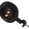 Solarna lampa ścienna LED "Fency" w kolorze czarnym - 12 x 6 cm