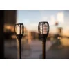 Solarna lampa LED "Maity sun" w kolorze czarnym - wys. 80 cm