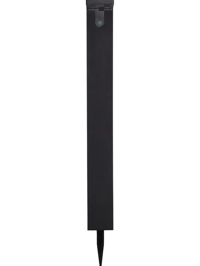 Solarna lampa LED "Vici" w kolorze czarnym - wys. 80 cm