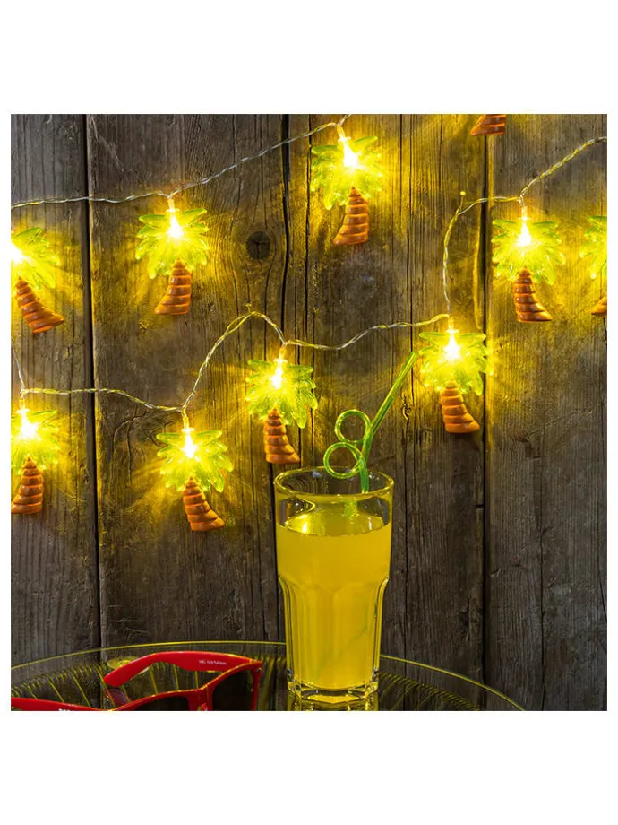 Solarny łańcuch LED w kolorze zielonym - dł. 150 cm