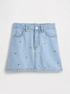 Spódnica dżinsowa w kolorze błękitnym