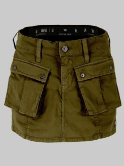 Spódnica dżinsowa w kolorze khaki