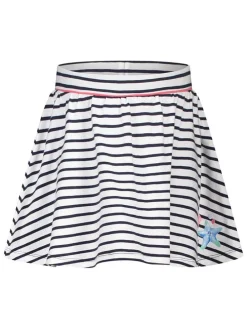 Spódnico-spodenki w kolorze biało-granatowym
