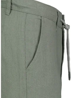 Spodnie chino w kolorze zielonym