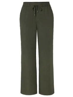Spodnie "Nimi" w kolorze khaki