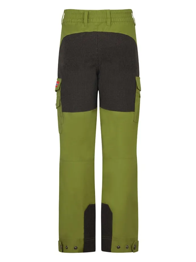 Spodnie trekkingowe "Hammerdalen" w kolorze oliwkowo-czarnym