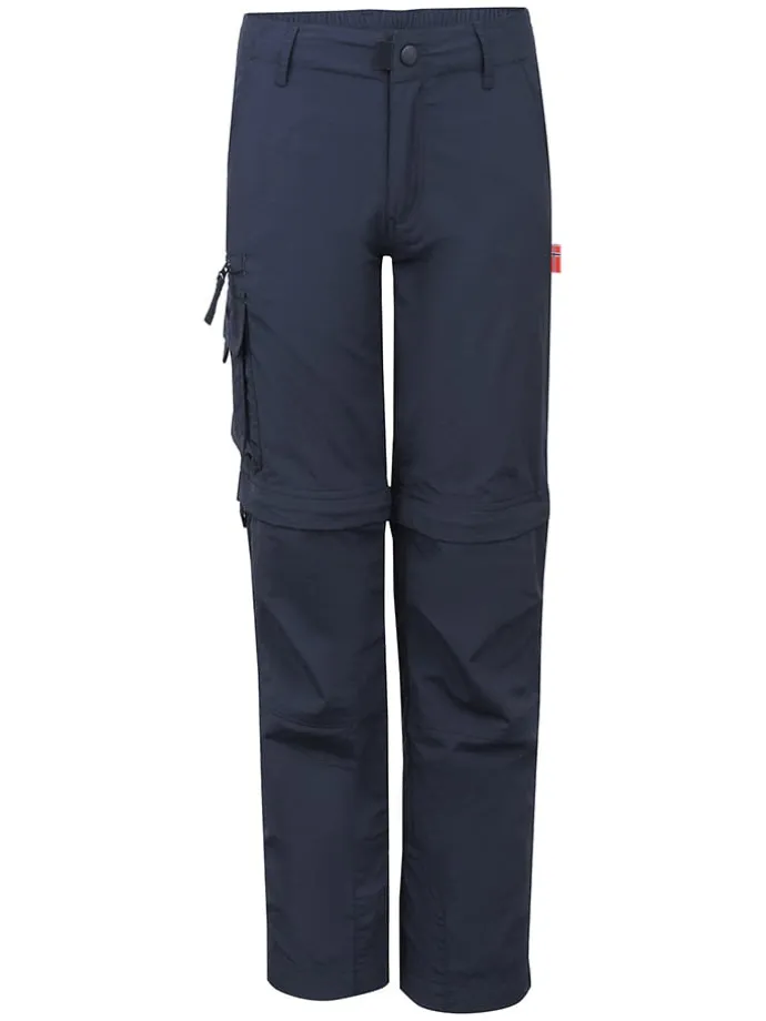 Spodnie trekkingowe Zipp-Off "Oppland" - Regular fit - w kolorze granatowym