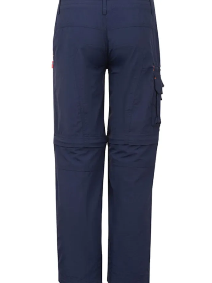 Spodnie trekkingowe Zipp-Off "Oppland" - Regular fit - w kolorze granatowym