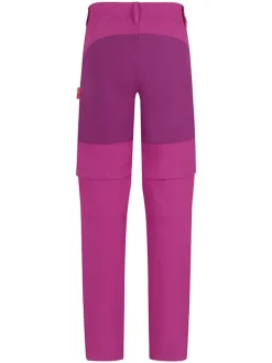 Spodnie trekkingowe Zipp-Off "Nordfjord" - Slim fit - w kolorze fioletowym