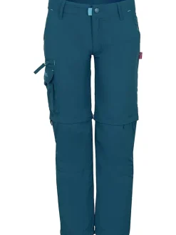 Spodnie trekkingowe Zipp-Off "Oppland" - Regular fit - w kolorze niebieskim